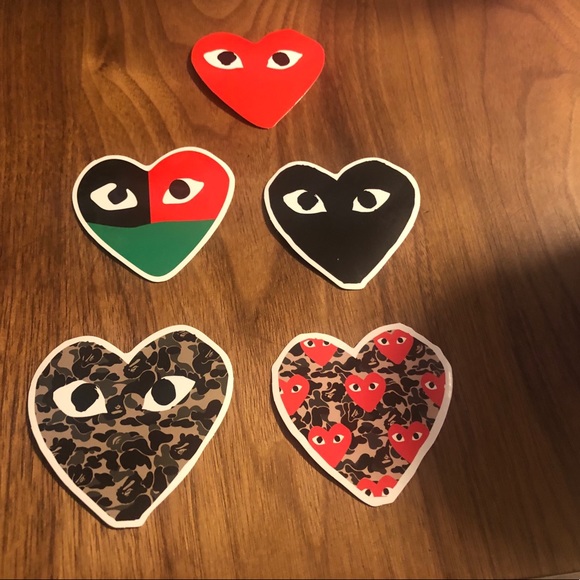 comme de garcon sticker